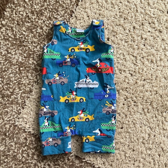 Mayflower Hand Made Kids Racing Car Print Bodysuit - Picture 1 of 6